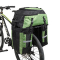 Rhinoceros brand 70-litre capacity bicycle rear frame storage bag in blue colour.