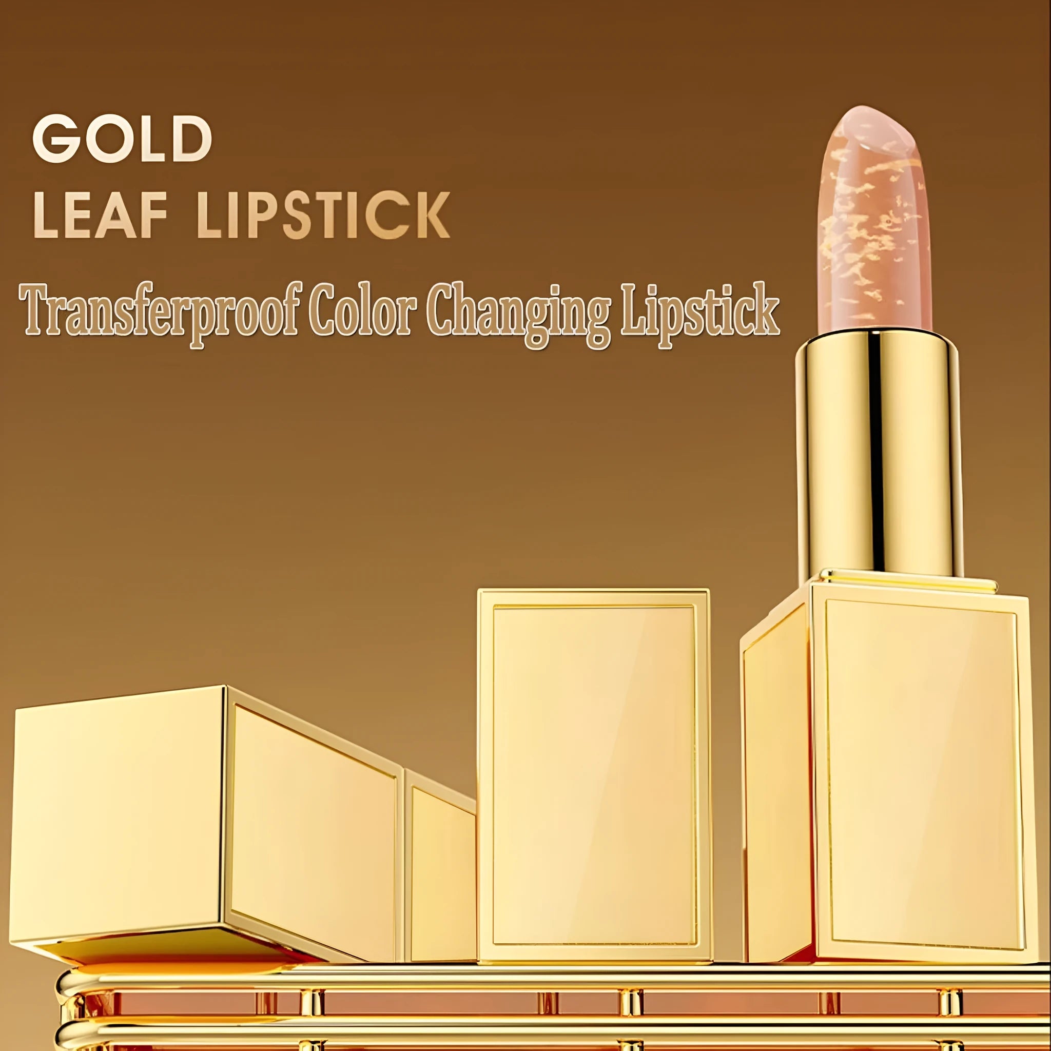 Temperature change lip balm with transparent colour-changing formula in 3.5g size