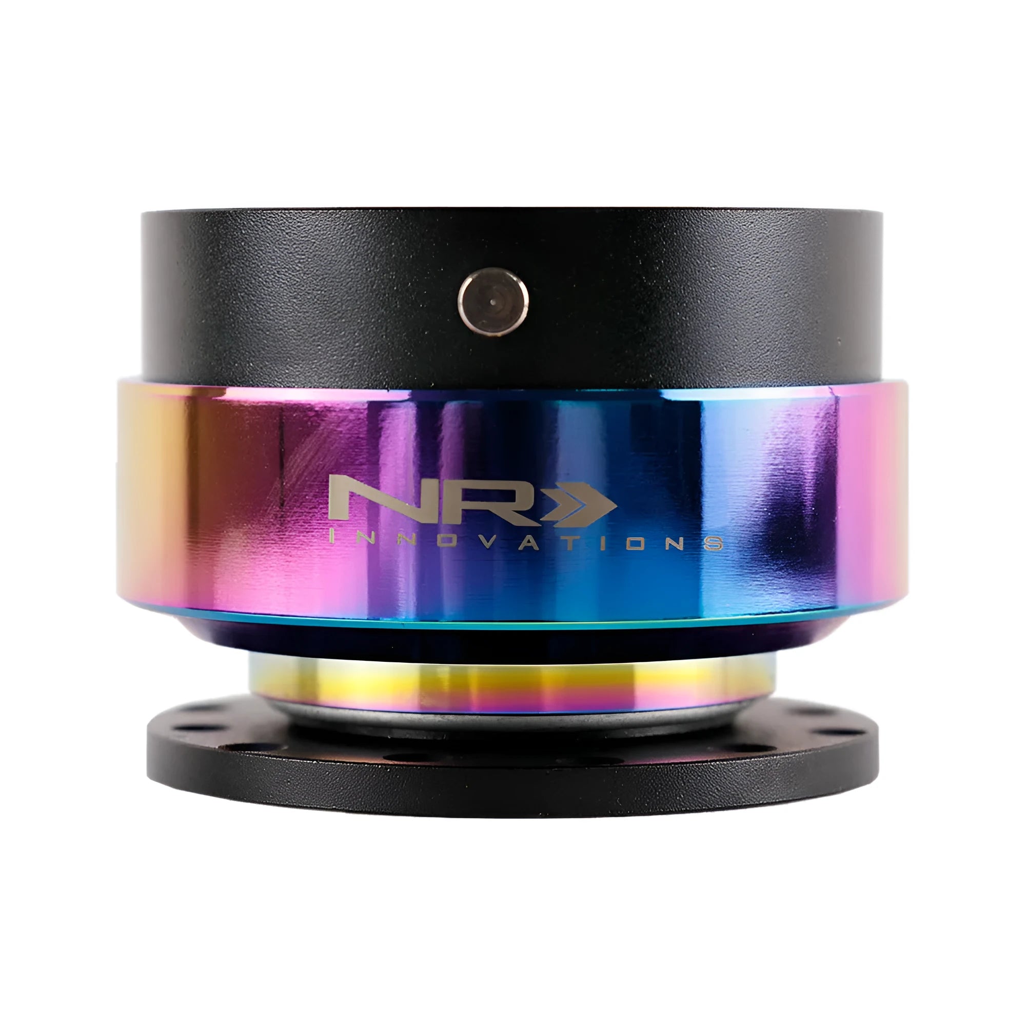 Colourful car steering wheel modification base with quick-release device and height adjustment insole