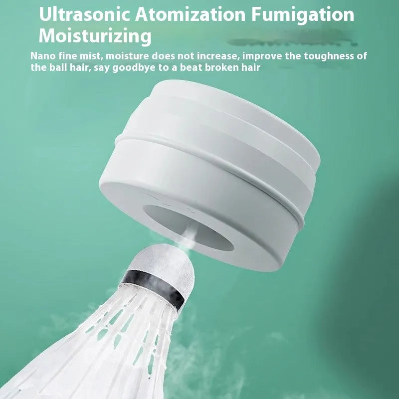Rechargeable badminton globe digester steamer with 8-second self-stop, 5V USB, 3.8 x 6.5cm