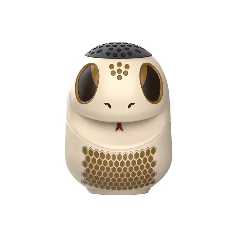 TK900 white cartoon Bluetooth speaker with waterproof and drop-resistant features