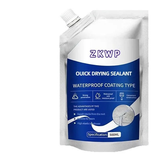 Acrylic flaky leak-proof sealant 500g pack with free delivery tool for roof and tile repairs