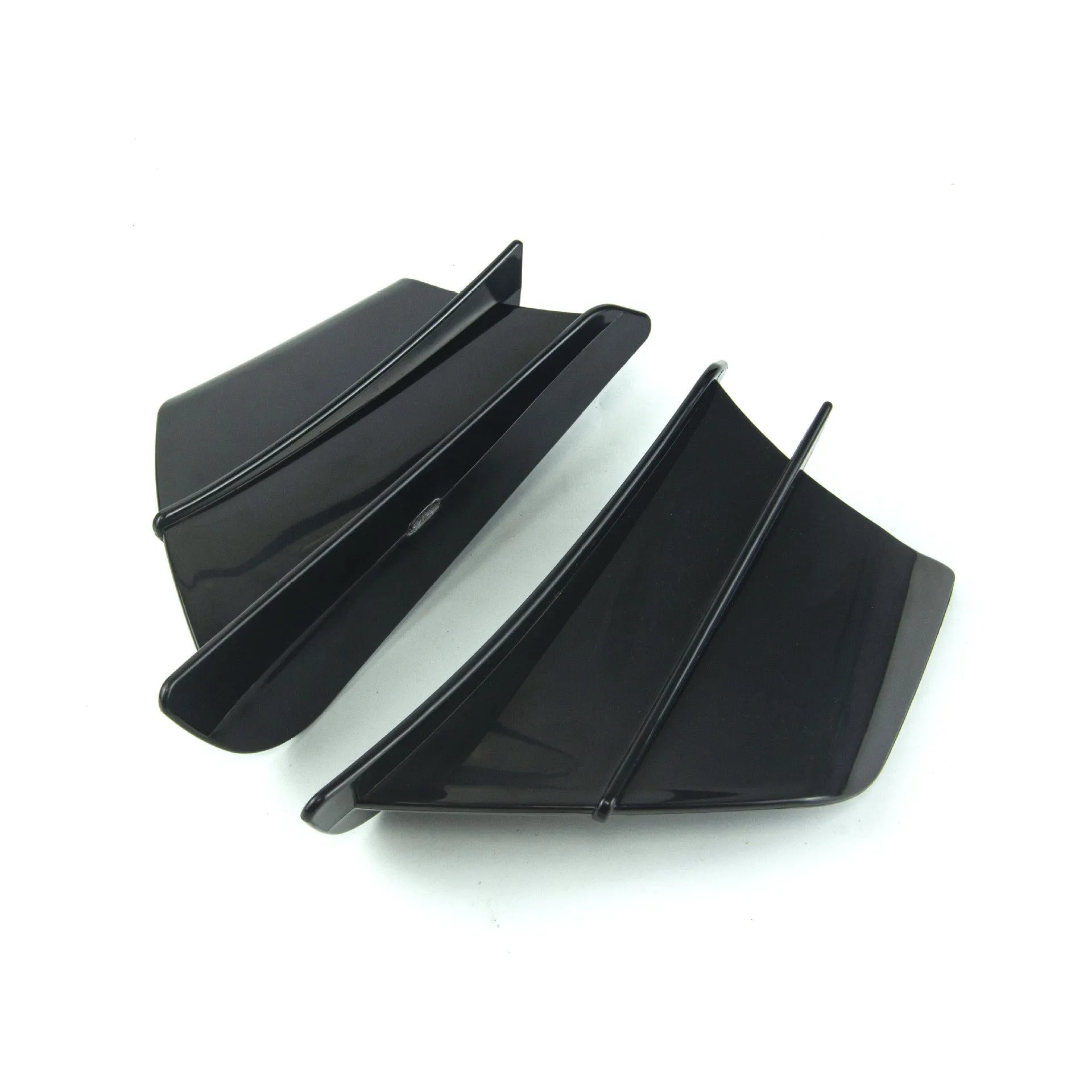 Motorcycle wind wing spoiler accessories in four glossy patterns with 18x8cm dimensions
