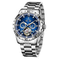 Men's automatic mechanical watch with stainless steel strap and mineral glass, showing various 8993 series colour dials.