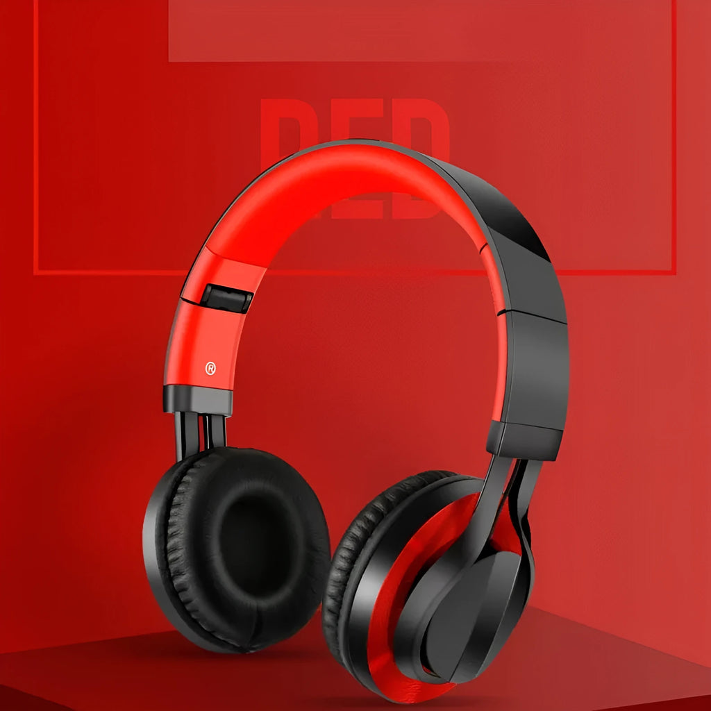 Black wired karaoke headphones with microphone and 40mm drivers for mobile phones