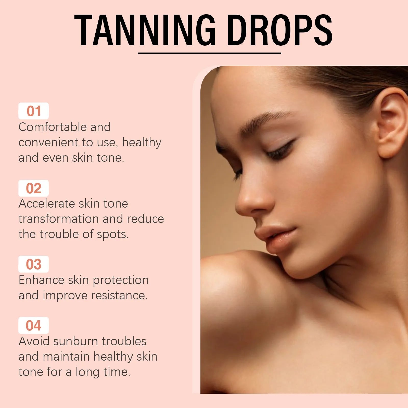 60ml dropper bottle of natural beauty serum with traditional Chinese medicine extract