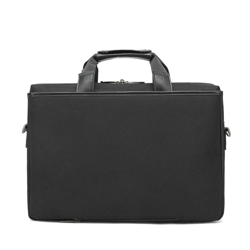 Black business large capacity single-shoulder laptop backpack in Oxford cloth for 15 inch notebook and tablet