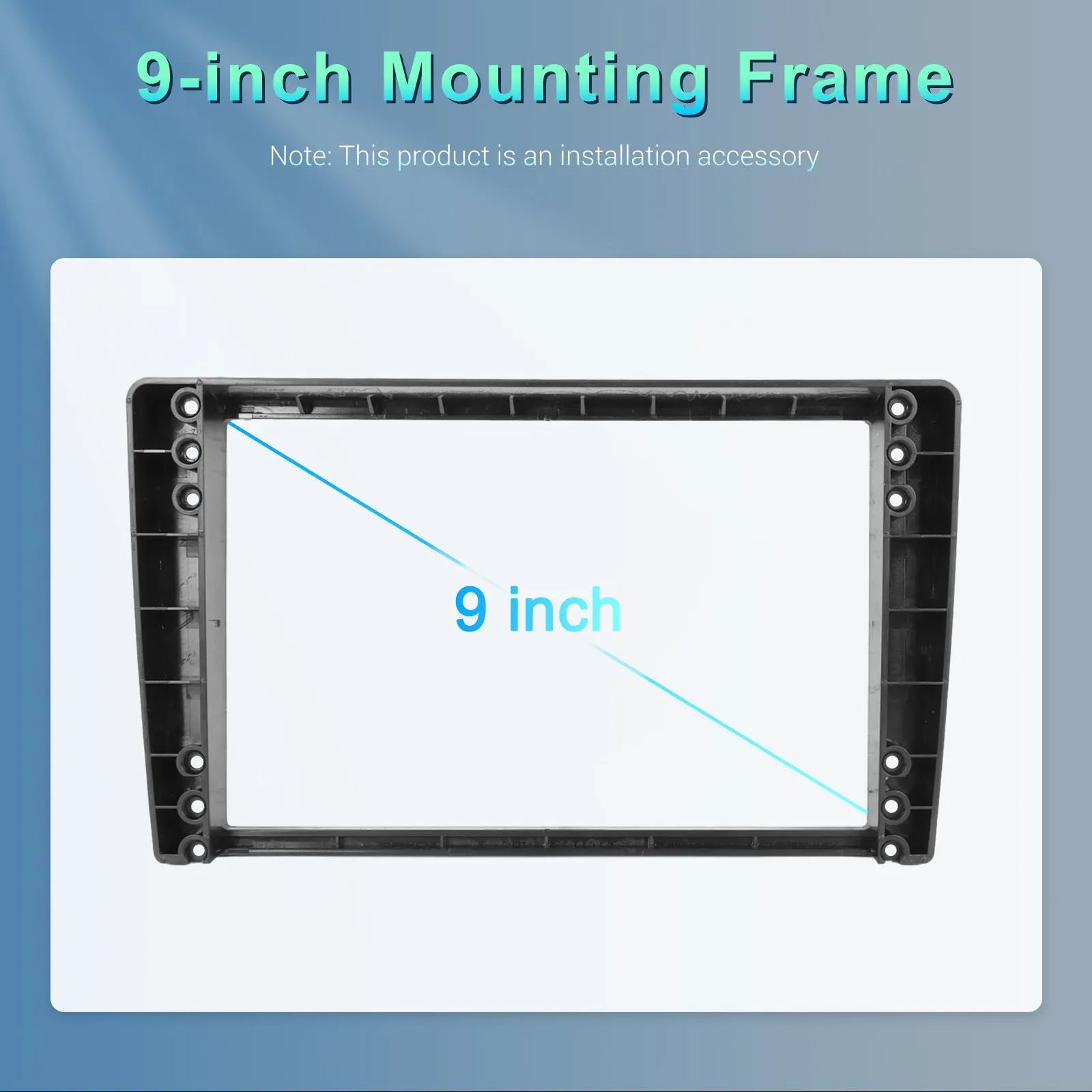 11.8-inch Android car multimedia player with double rotary knobs and wireless CarPlay connectivity