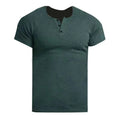 Men's retro cotton short sleeve loose fitness t-shirt in solid colours, sizes M to XXXL