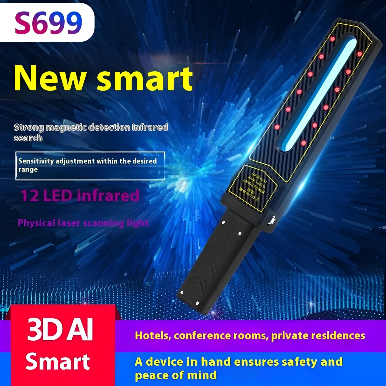 Car positioning detection wireless detector anti-eavesdropping GPS signal tracking scanner instrument model S699