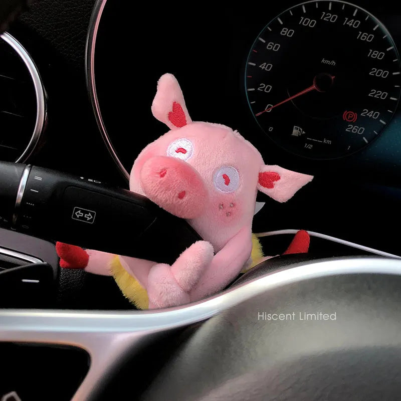 Cotton car dashboard decoration doll in cartoon animal design for pet and child safety