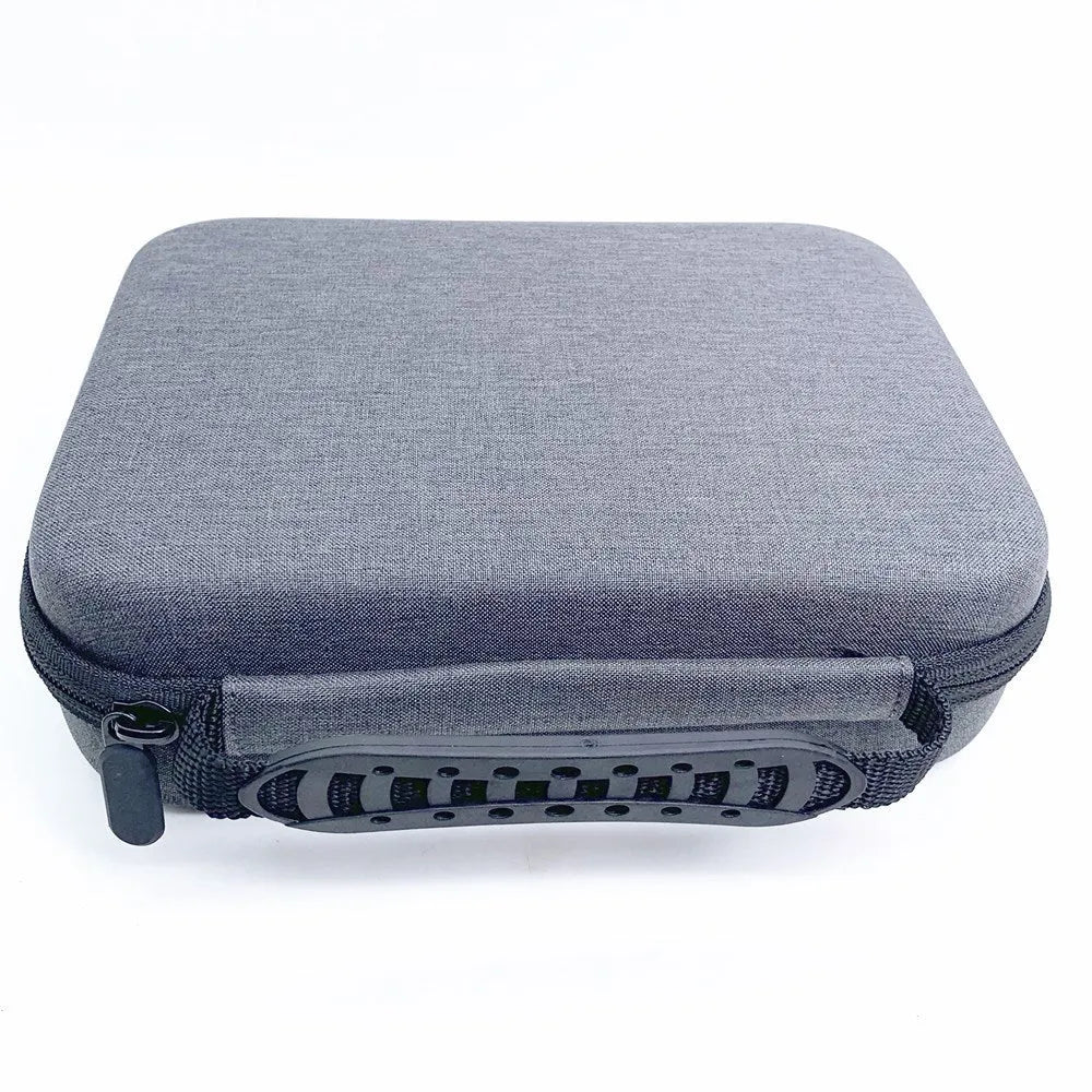 Gray cloth storage bag for intelligent mobile PTZ stabilizer and accessories with thermal transfer finish
