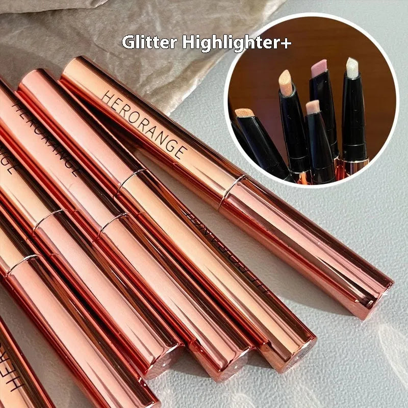 Women's clear eye shadow pen in six shades including Ice Queen, Golden Beach, Twilight, Alice, Pink Purple Aurora and Moonlight Princess