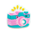 Soft rubber shoe ornament decorative buckle clip-on for sandals 16 colour styles