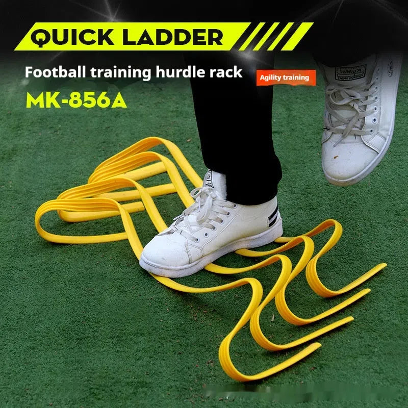 Yellow U-shaped PE children's sports training hurdle by MAI CCA, available in 15cm, 23cm and 30cm sizes