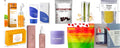 Turmeric exfoliating cleansing pads compressed facial sponges 13x20cm pack of 20, 30, or 40