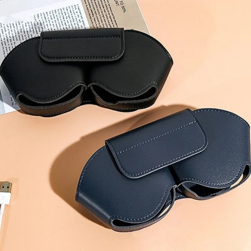 AirPods Max protective case in PU leather, shown in multiple colour options.
