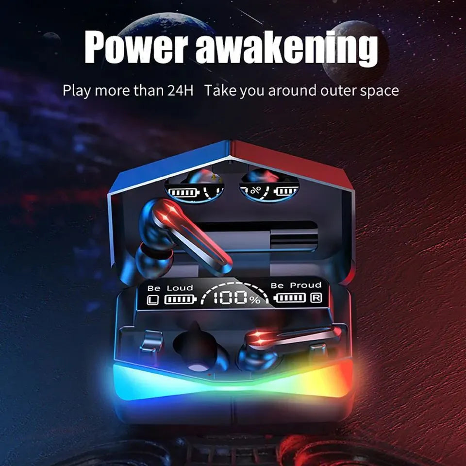 TWS-M28 low latency true wireless e-sports Bluetooth headset in M28 Jerry colour with PC ABS build