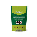 Four rodent repellent pills with net bag, containing kaolin, camphor, menthol, lemon and ginger oils