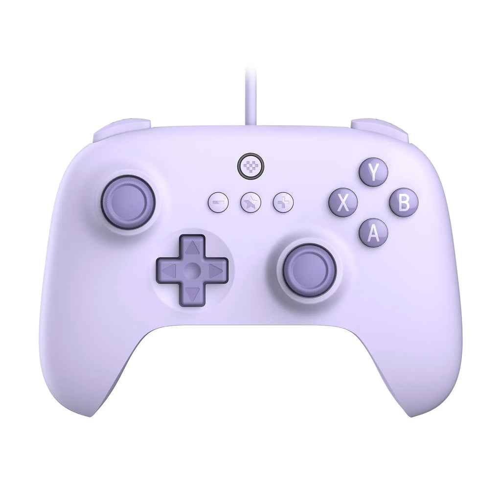 Wired game console handle controller in green with HAILANG non-slip rocker and 1.8m USB cable
