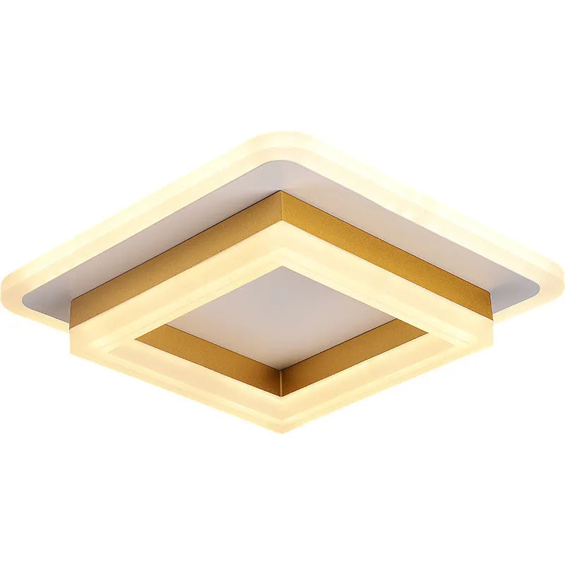 Modern ceiling light for corridor hallway living room with three colour options and wide voltage range