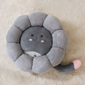 Soft PV velvet cat nest mat pet bed with removable cover in sunflower, dinosaur, or chinchilla patterns.