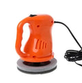 Car polishing machine in ABS body with red housing, corded with cigarette lighter plug