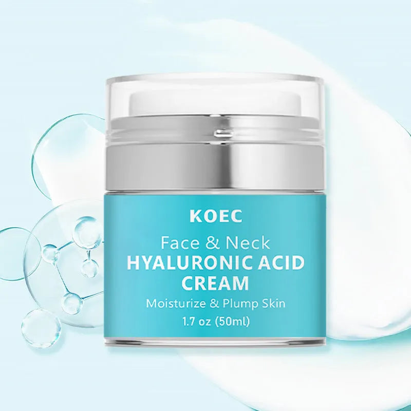 Jar of KOECHA Retinol Neck Cream, 50g net content, with English labelling