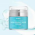 Jar of KOECHA Retinol Neck Cream, 50g net content, with English labelling