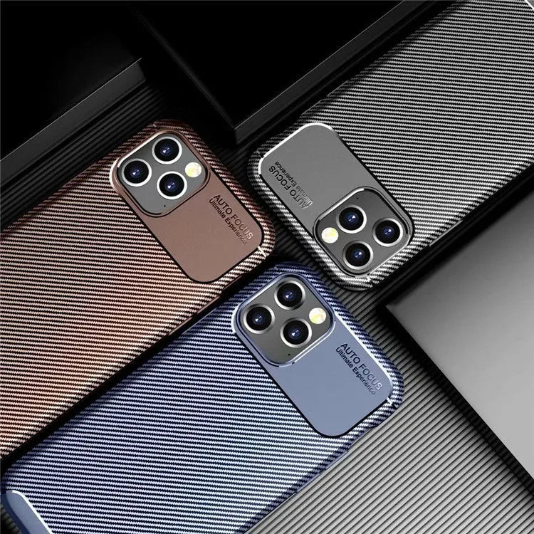 Black silicone protective case on an iPhone 12, showing simple design and precise fit.
