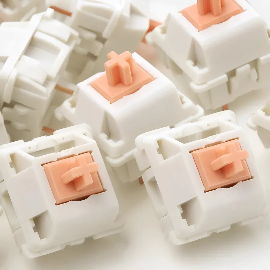 Panda mechanical keyboard switch with 3-pin Cherry MX style design for DIY keyboard projects