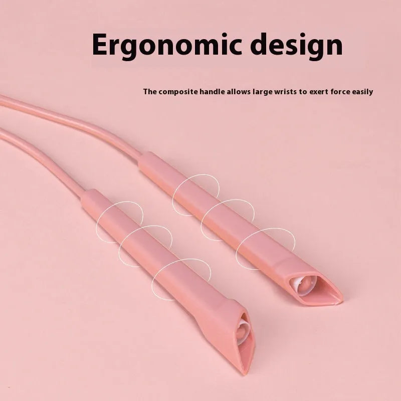 Plastic handle fitness skipping rope in multiple colours showing 2.8 metre PVC construction