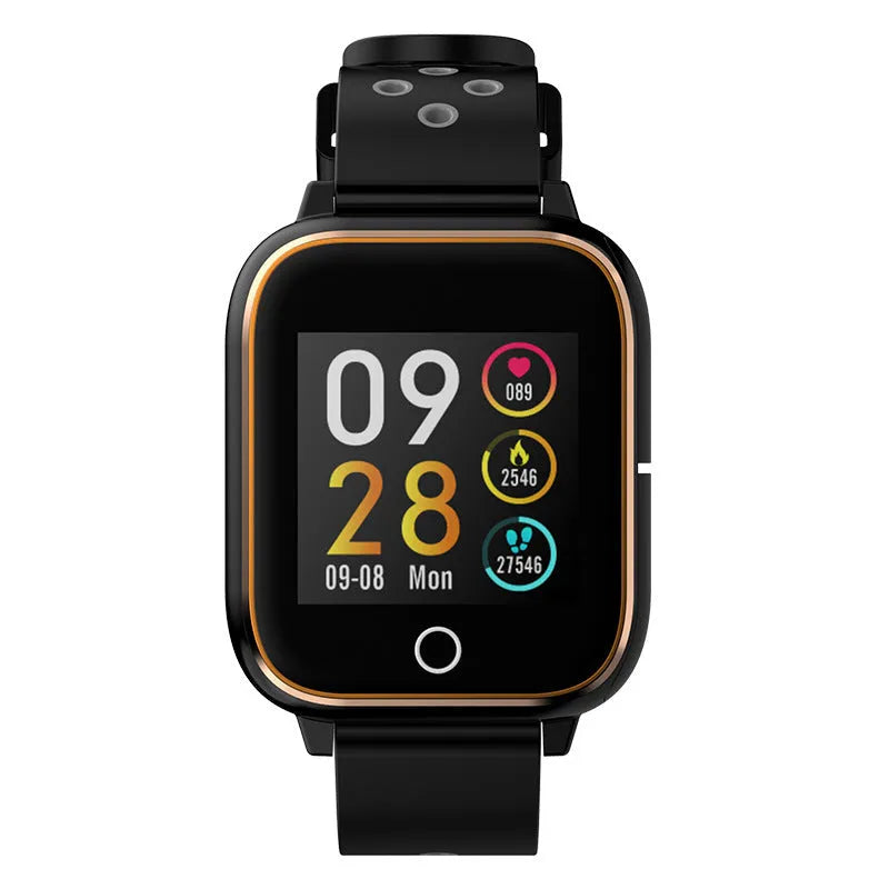 M6 smart watch bracelet TWS headset combo in black, gold, pink or white with 1.3-inch screen
