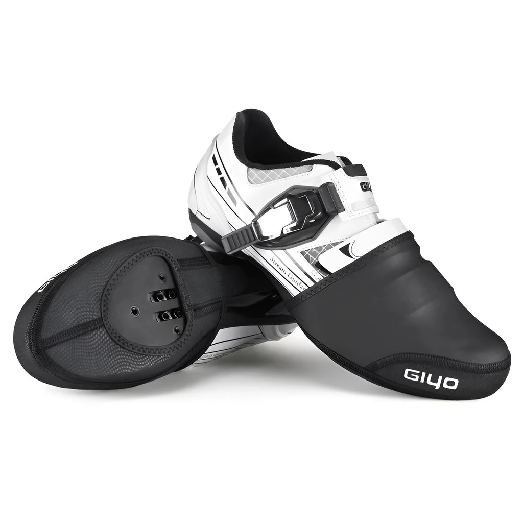 GIYO half palm shoe cover windproof warm self-locking forefoot cover for mountain and road bike shoes model GUXT-03