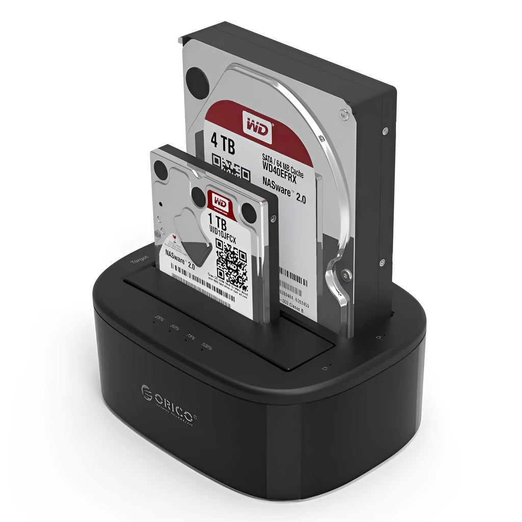 Black ABS mobile hard disk box holder for 3.5 inch drives, 16TB capacity, 5GBPS speed