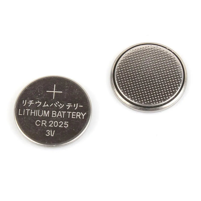 Pack of three types of alkaline 3V button batteries: CR2032, CR2025, and CR2016 coin cells
