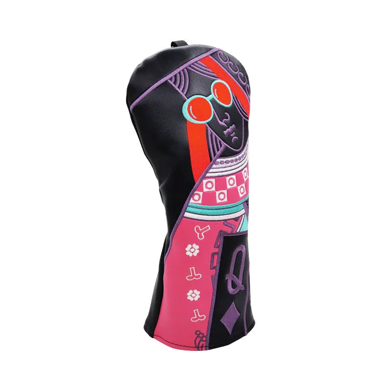 Golf club cover wooden pole sleeve for driver fairway wood head protector in multiple colour options.