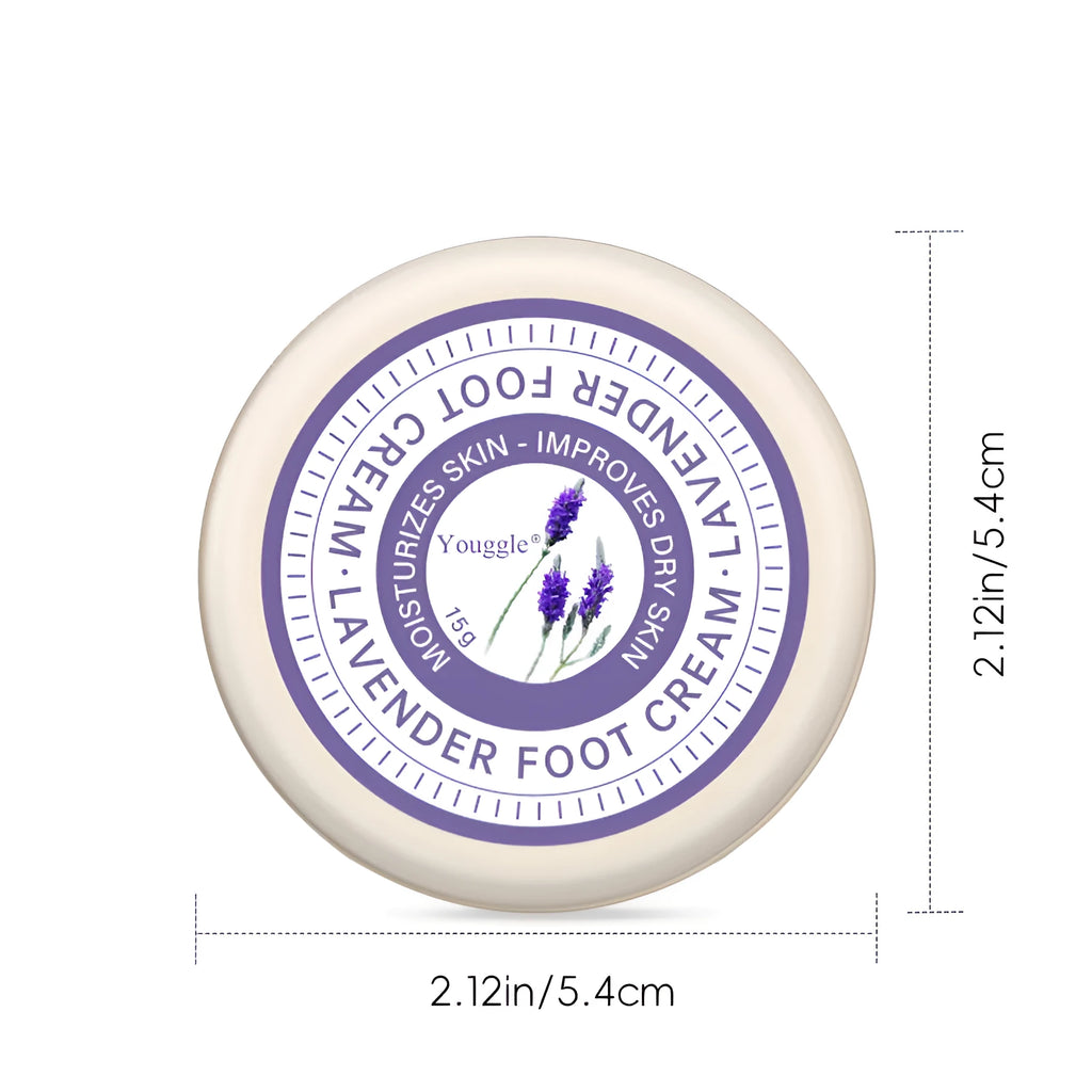 Lavender Anti Fungal Foot Repair Cream 15g tube for dead skin removal and moisturizing foot care