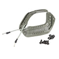 Quick helmet accessory in one size, ABS plastic, shown in Army Green, Black, Grey and Mud colour