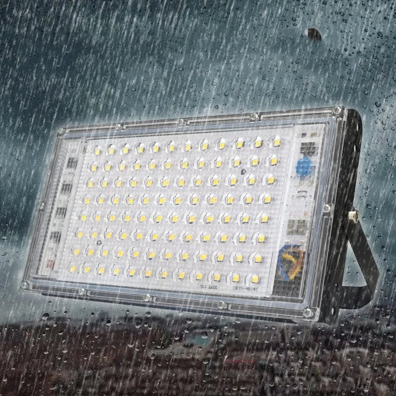 LED light with 96 lamp beads, 8000LM output, 360-degree angle, aluminium shell, IP65 rating, 125mm x 240mm