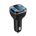 Smart GPS satellite locator mobile phone charger with 24W output, universal USB port, black ABS+PC housing, 7.5cm length
