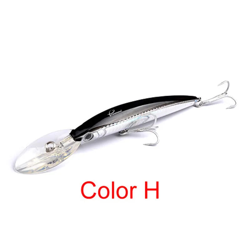 PRO BEROS Classic Minnow hard bait fishing lure 17cm 27g ten colour options 2/0 hook