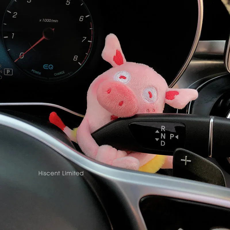 Cotton car dashboard decoration doll in cartoon animal design for pet and child safety