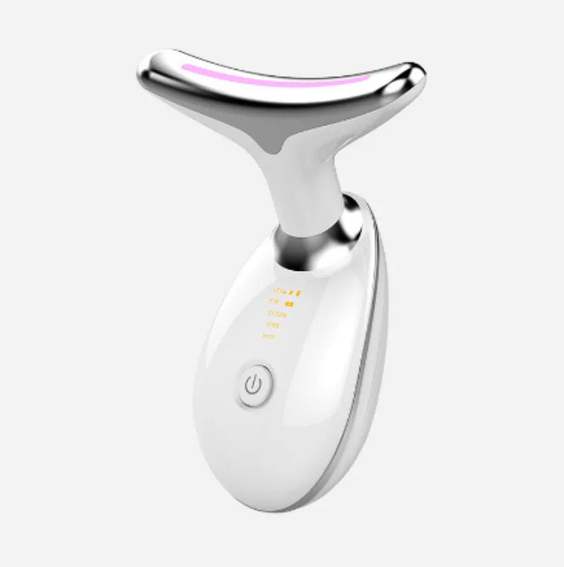 White or Black neck line care massage beauty instrument, USB rechargeable, 89x47x120mm, model ES-1081