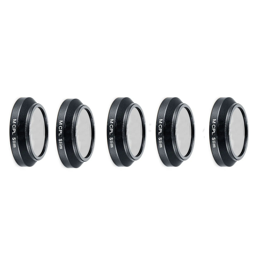 DJI Mavic drone camera lens filter kit with ND, UV, and CPL filters for aerial photography