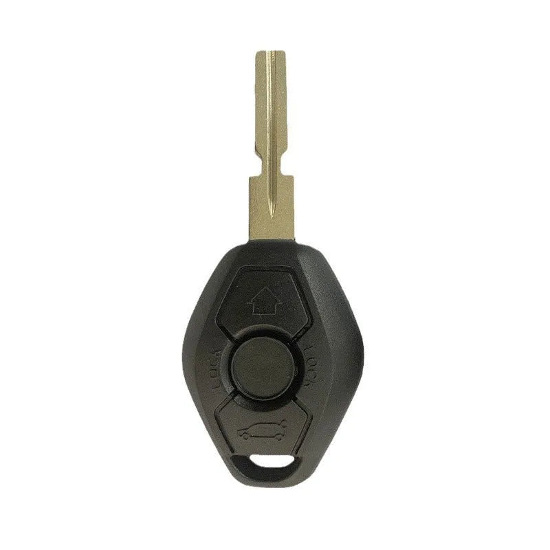 BMW EWS 3 button remote replacement key with ID44 chip and HU58 blade