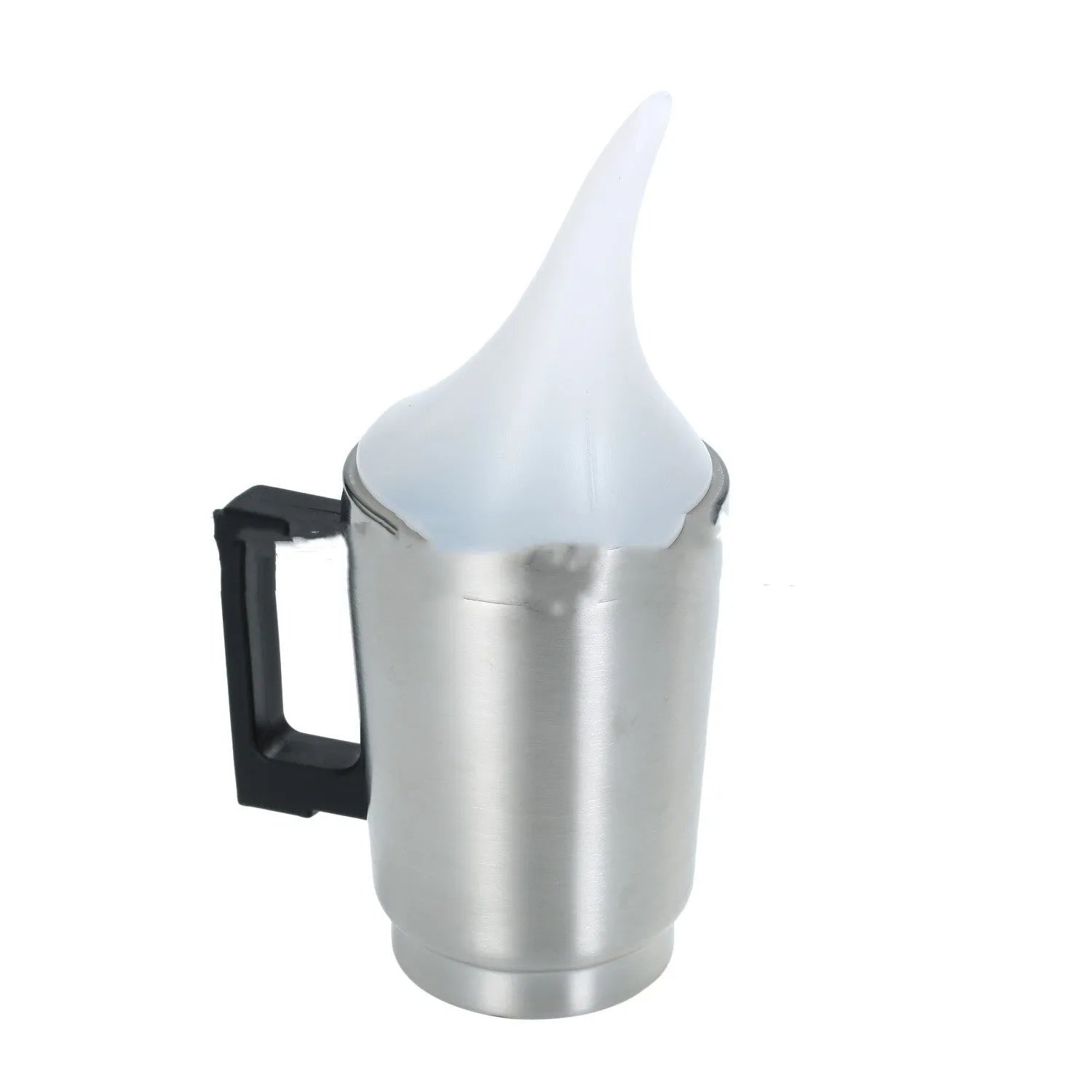 Stainless steel headlamp renovation cups and power adapters for car light repair kit.