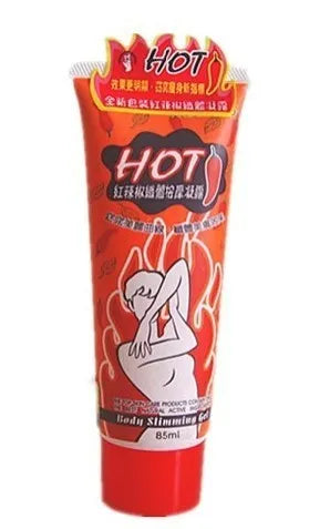 Slimming massage gel 85ml tube for body fat reduction with cream texture