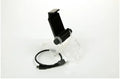Black PS4 controller phone clip adapter with micro USB cable for Android smartphones