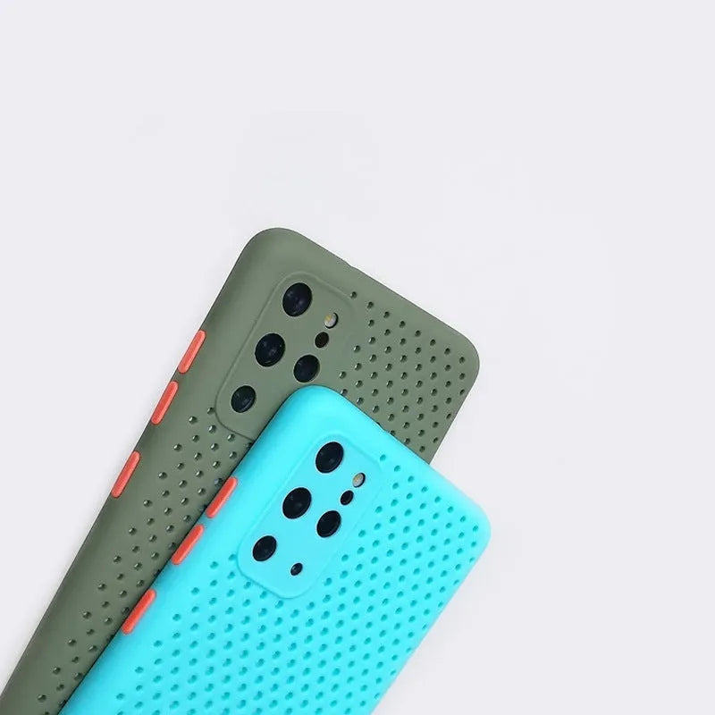 Samsung S20 Ultra precision hole silicone phone case in solid colour back cover